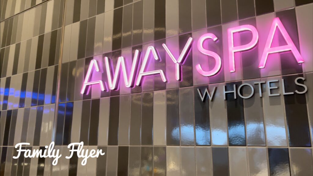 w大阪のスパawayspaの入り口